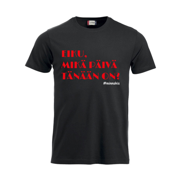 Minnskis Mikä päivä Miesten T-paita Thumbnail